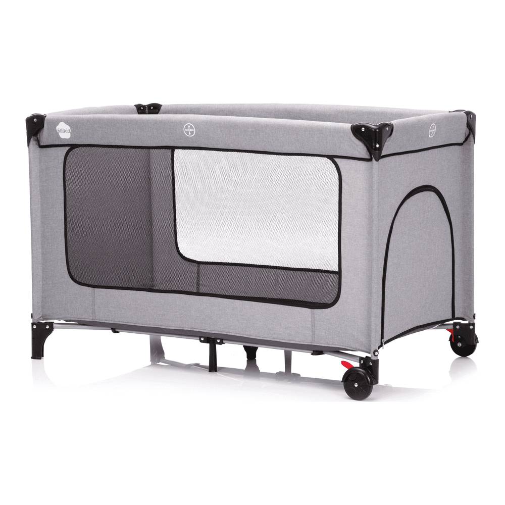 Fillikid putni krevetić Madrid 120x60 cm, melange/grey - cover