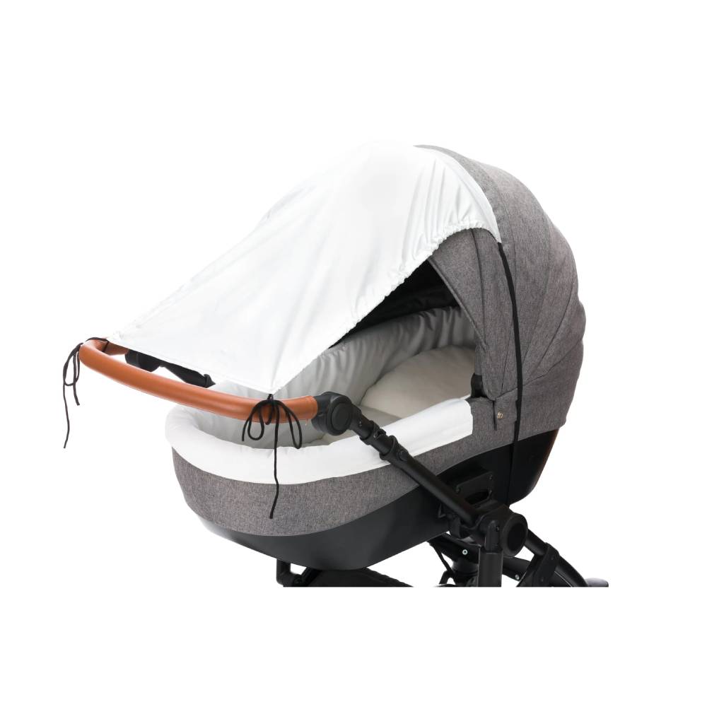 Fillikid zaštita od sunca za kolica, srebrno bijela - cover
