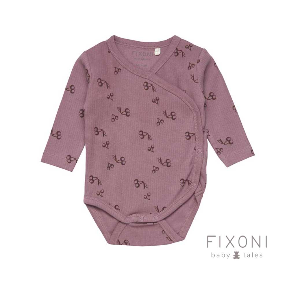 Fixoni - Bodi dugi rukav, Grape Shake, vel. 56 - cover