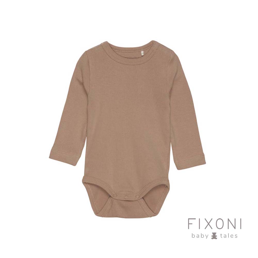 Fixoni - Bodi dugi rukav, Affogat, vel. 56 - cover