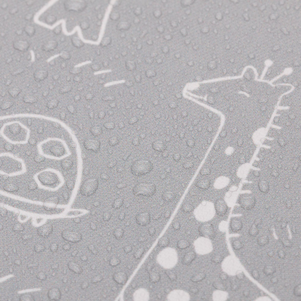 Fillikid podloga za prematanje luxe soft 53x70x4 cm soft, Safary grey - cover