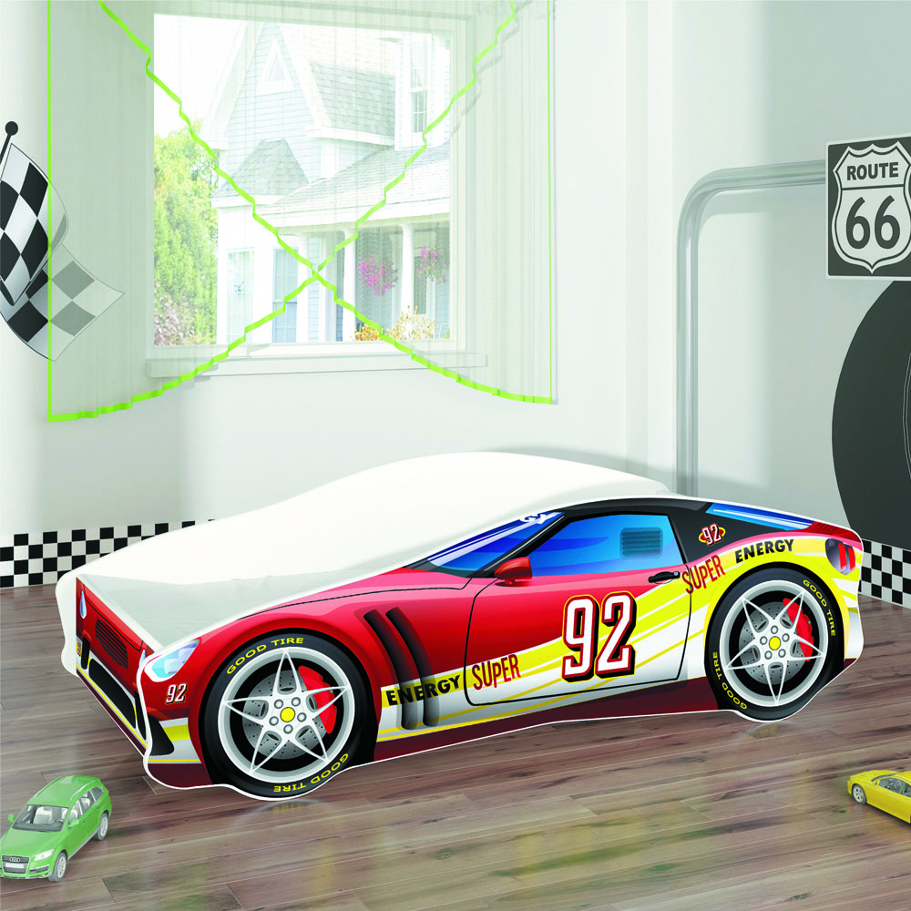 Dječji krevet ACMA Auto 140x70 cm - cover