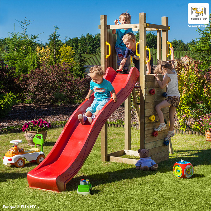 Drveno dječje igralište Funny 3 - cover