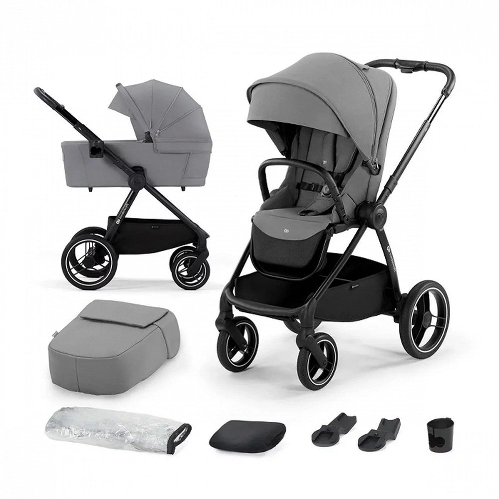 Kinderkraft dječja kolica Nea 3u1 B, Platinium Grey - cover