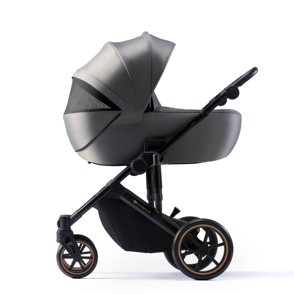 Kinderkraft dječja kolica PRIME 2 MINK PRO 3u1, Shadow Grey - cover