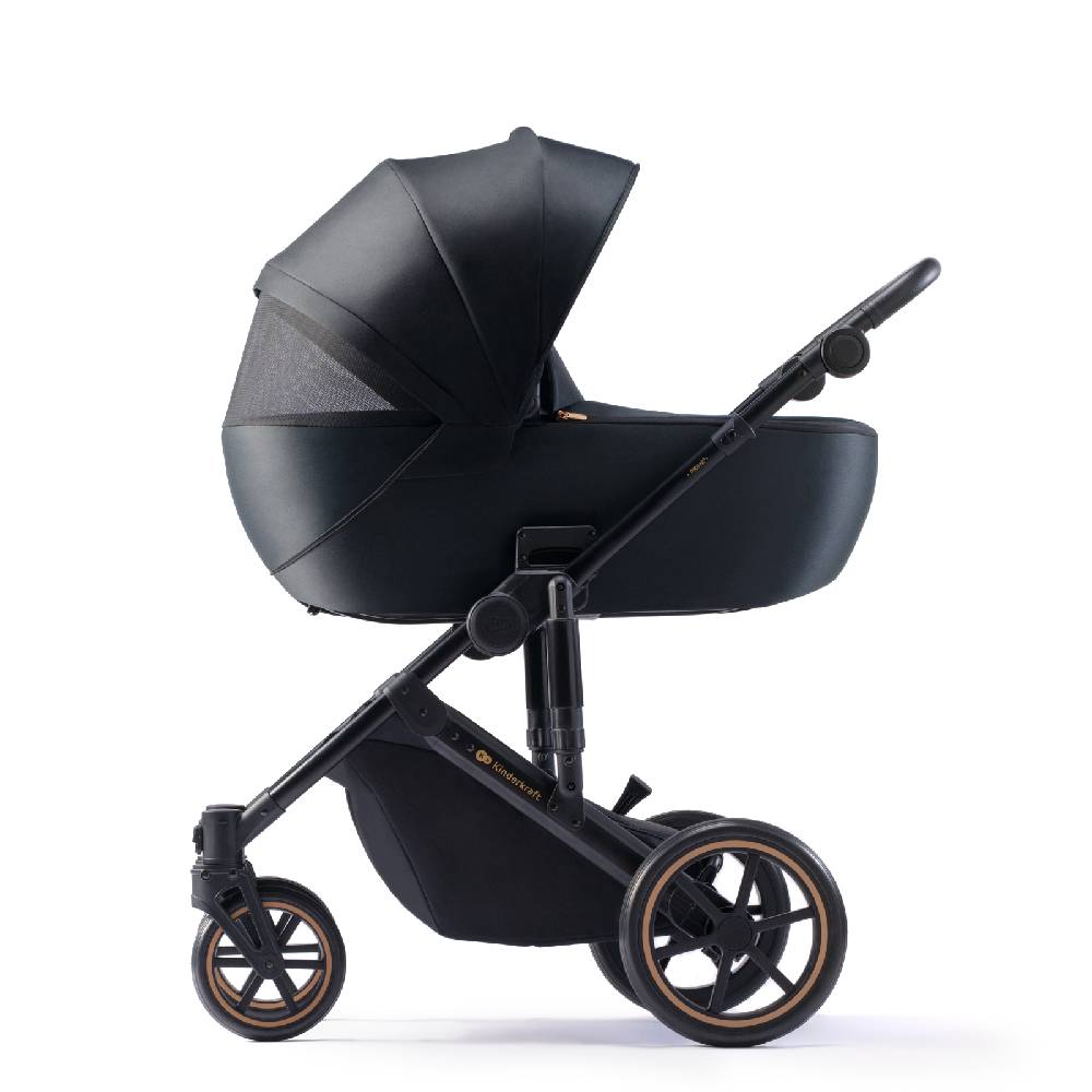 Kinderkraft dječja kolica PRIME 2 MINK PRO 3u1, Venezian Black - cover