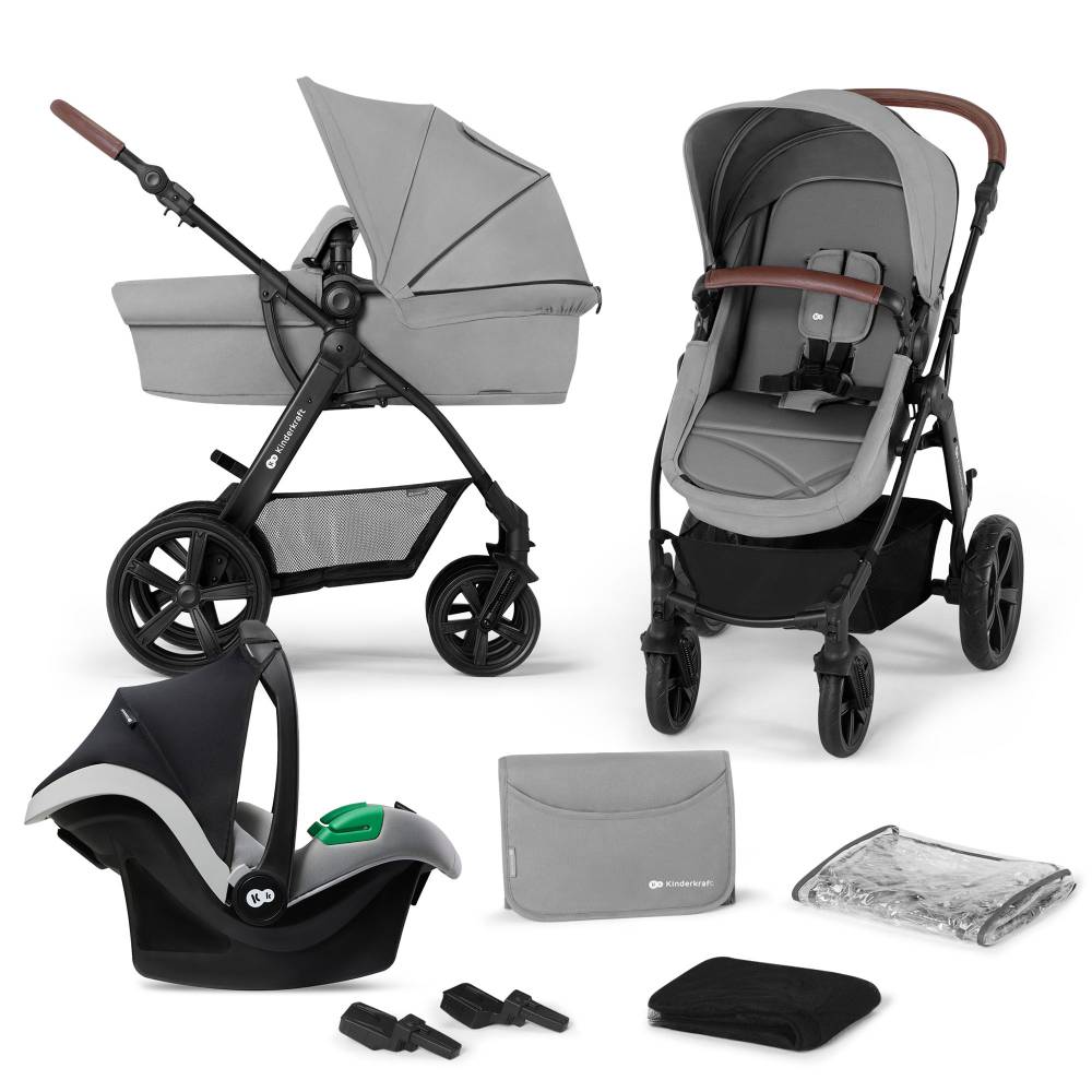 Kinderkraft Kolica Moov CT 3u1 MINK PRO, siva - cover