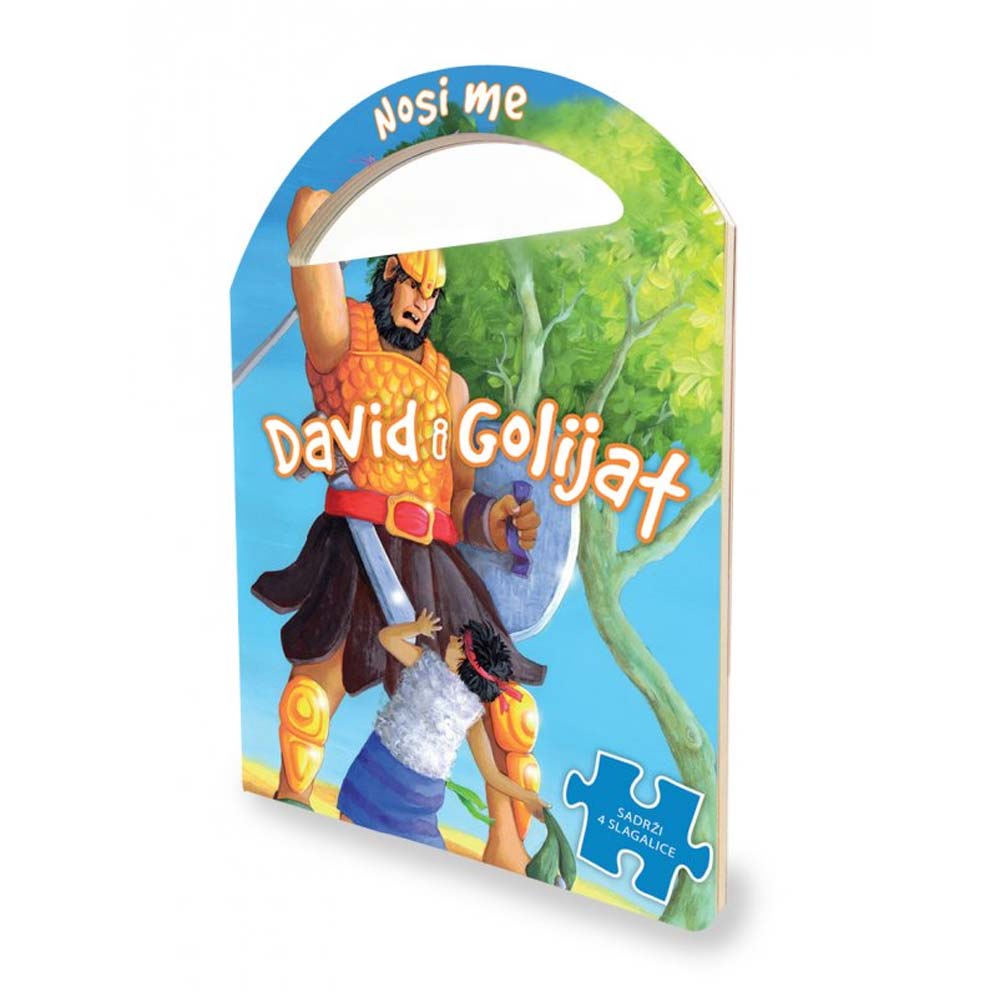 Knjiga s puzzlama: David i Golijat - cover