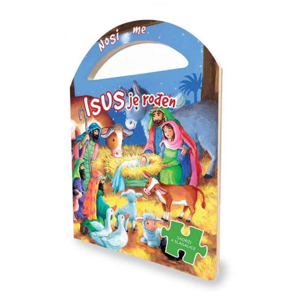 Knjiga s puzzlama: Isus je rođen - cover