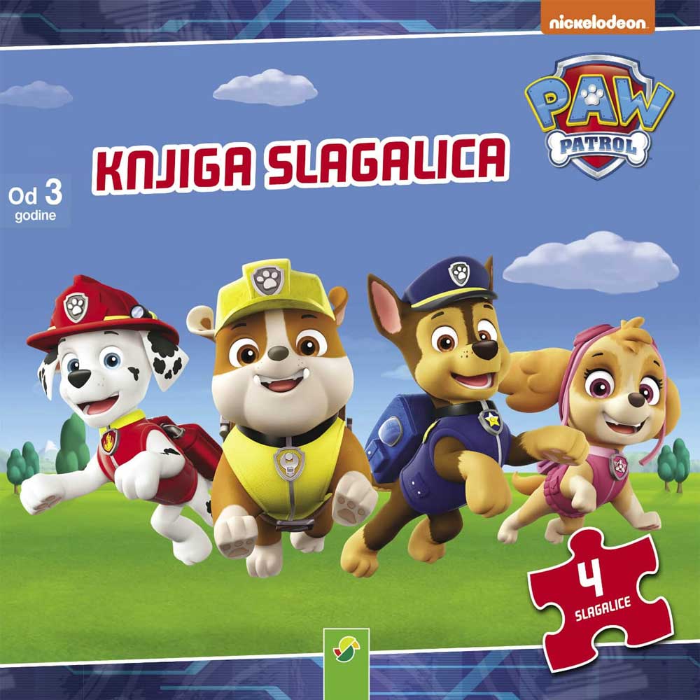 Knjiga slagalica Paw Patrol - cover