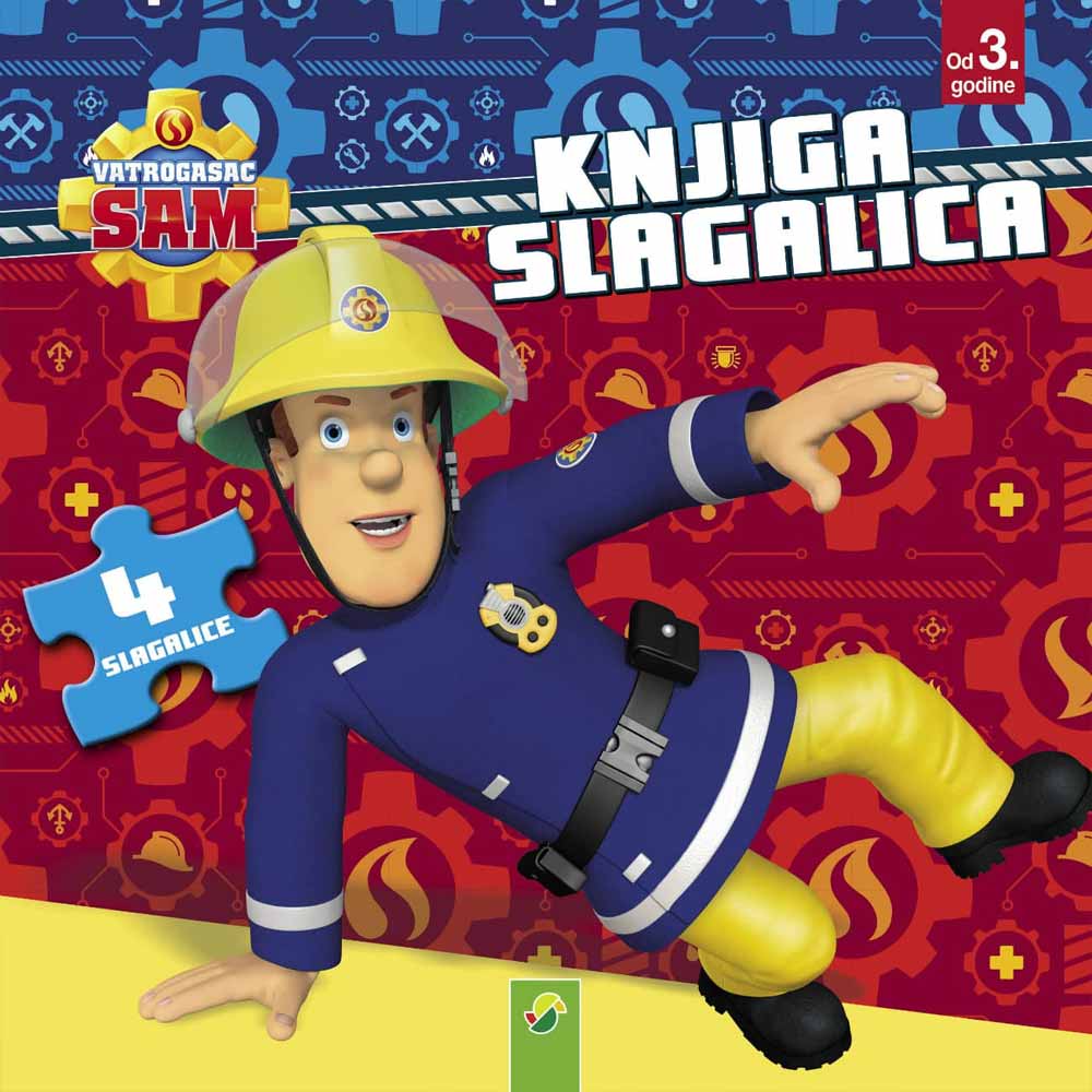 Knjiga slagalica Vatrogasac Sam - cover
