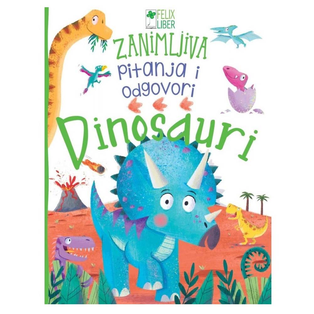 Knjiga Zanimljiva pitanja- Dinosauri - cover