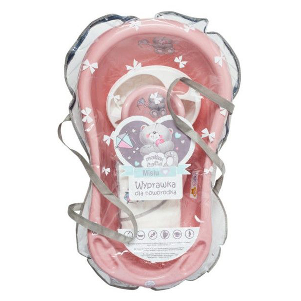 Kadica baby poklon set Medo roza - cover