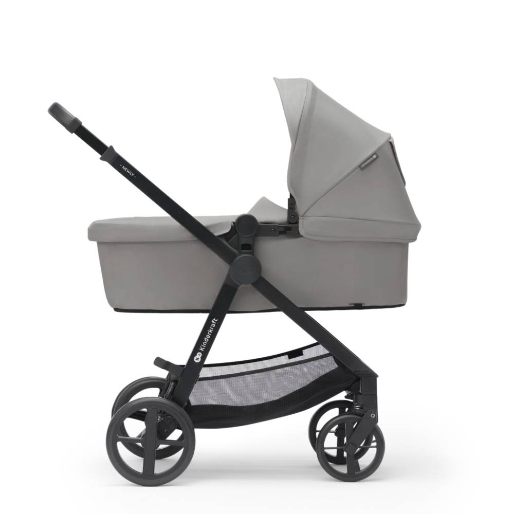 Kinderkraft Kolica NEWLY 3u1 MINK PRO, moonlight grey - cover
