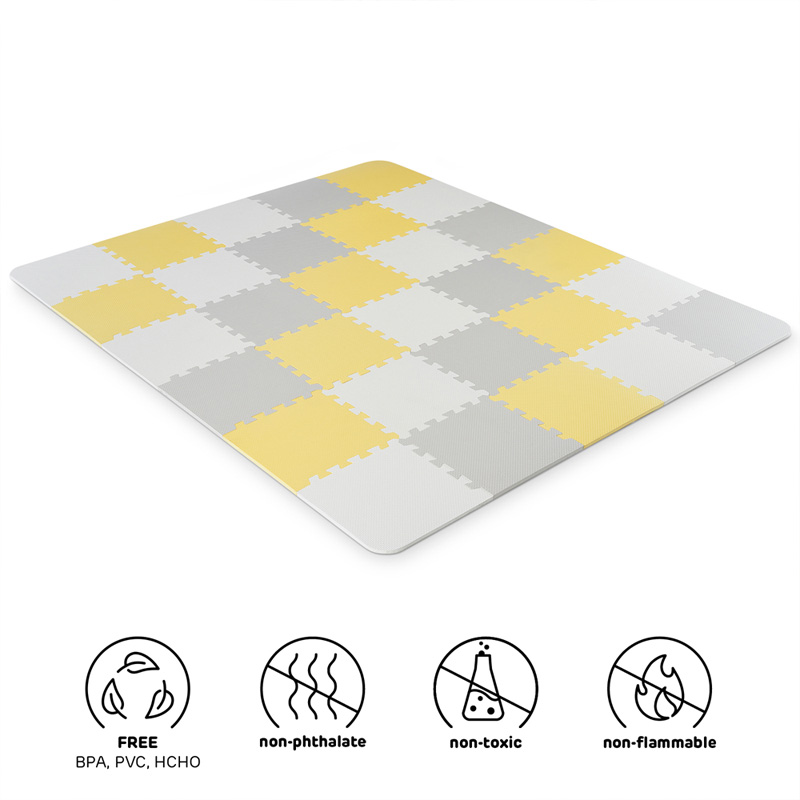 Kinderkraft puzzle LUNO, žute - cover