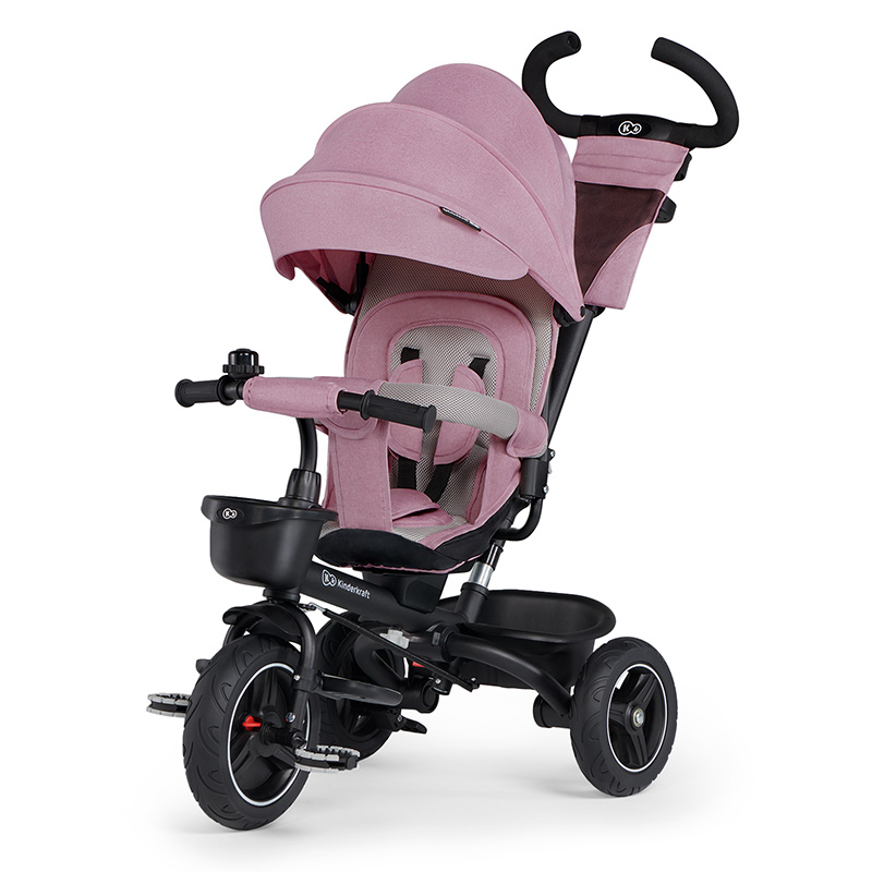 Kinderkraft Tricikl SPINSTEP, rozi - cover