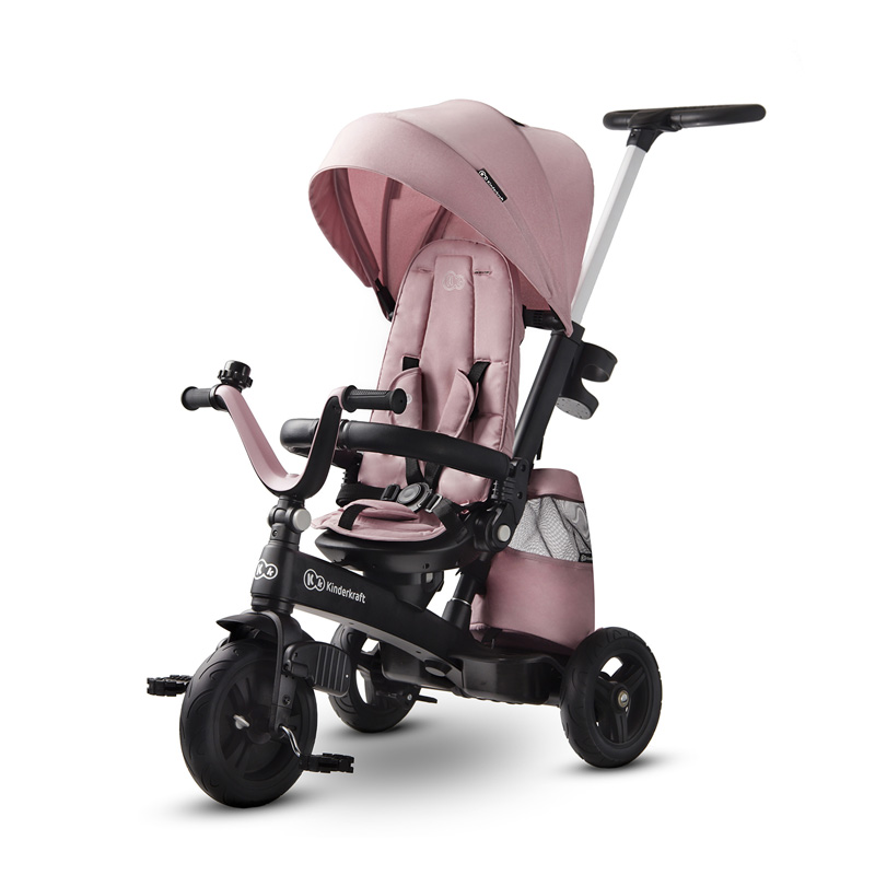 Kinderkraft Tricikl EASYTWIST roza - cover