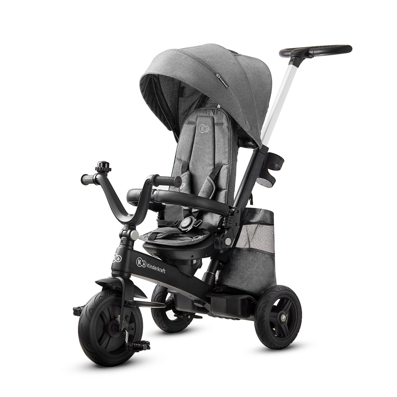 Kinderkraft Tricikl EASYTWIST siva - cover