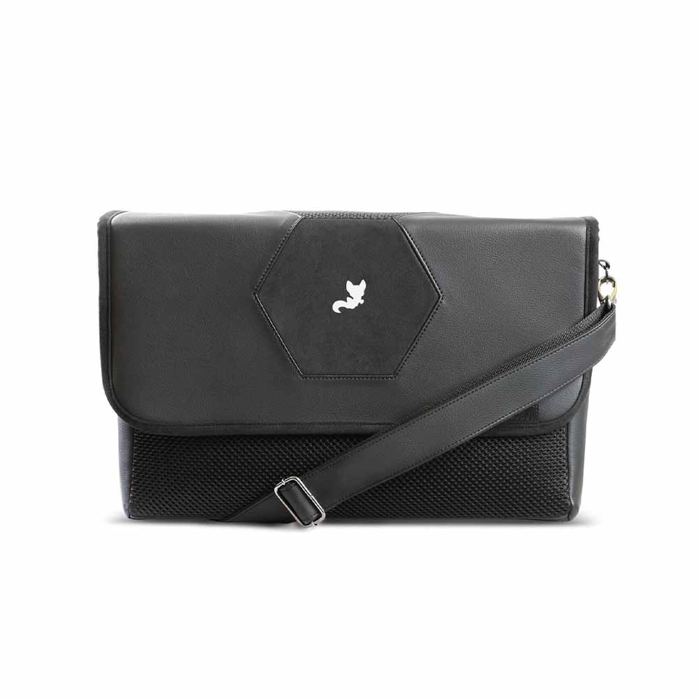 Leclercbaby Hexagon torba za pelene, Carbon Black - cover