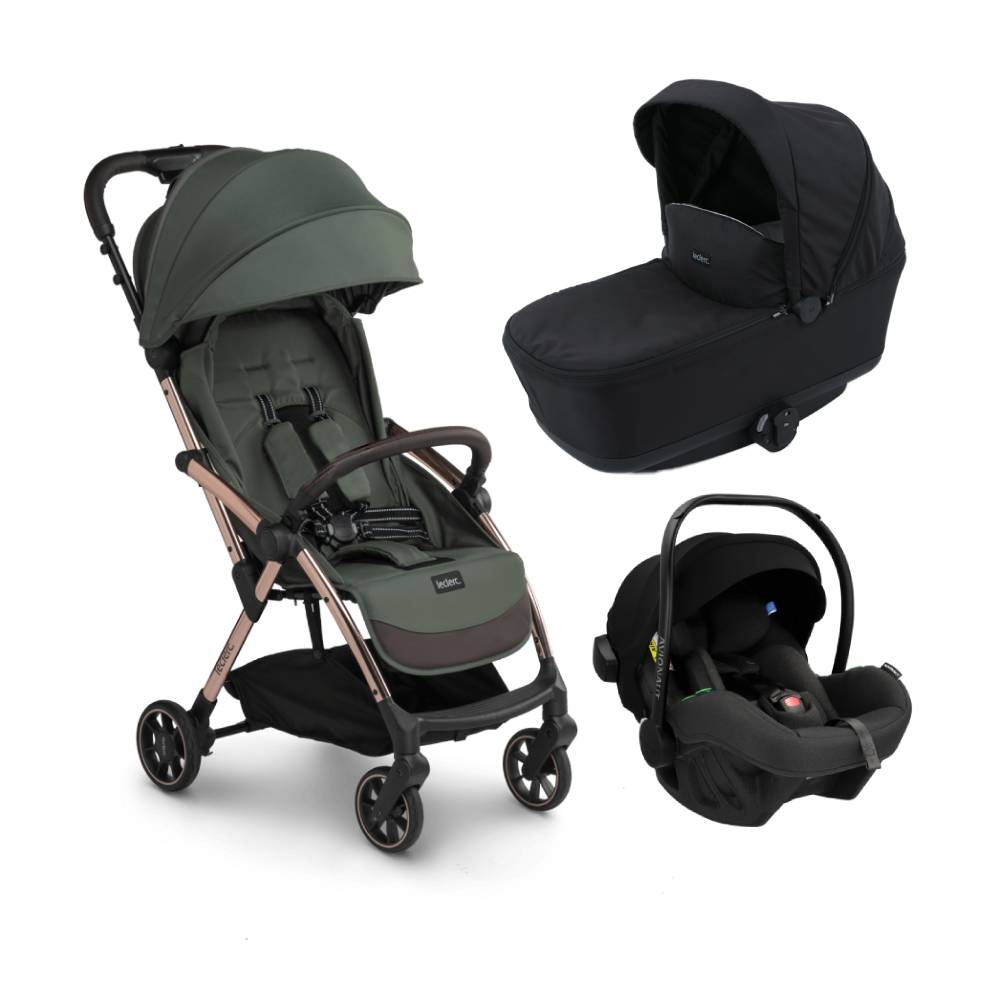 Leclercbaby Influencer dječja kolica, Army Green 3u1 B - cover