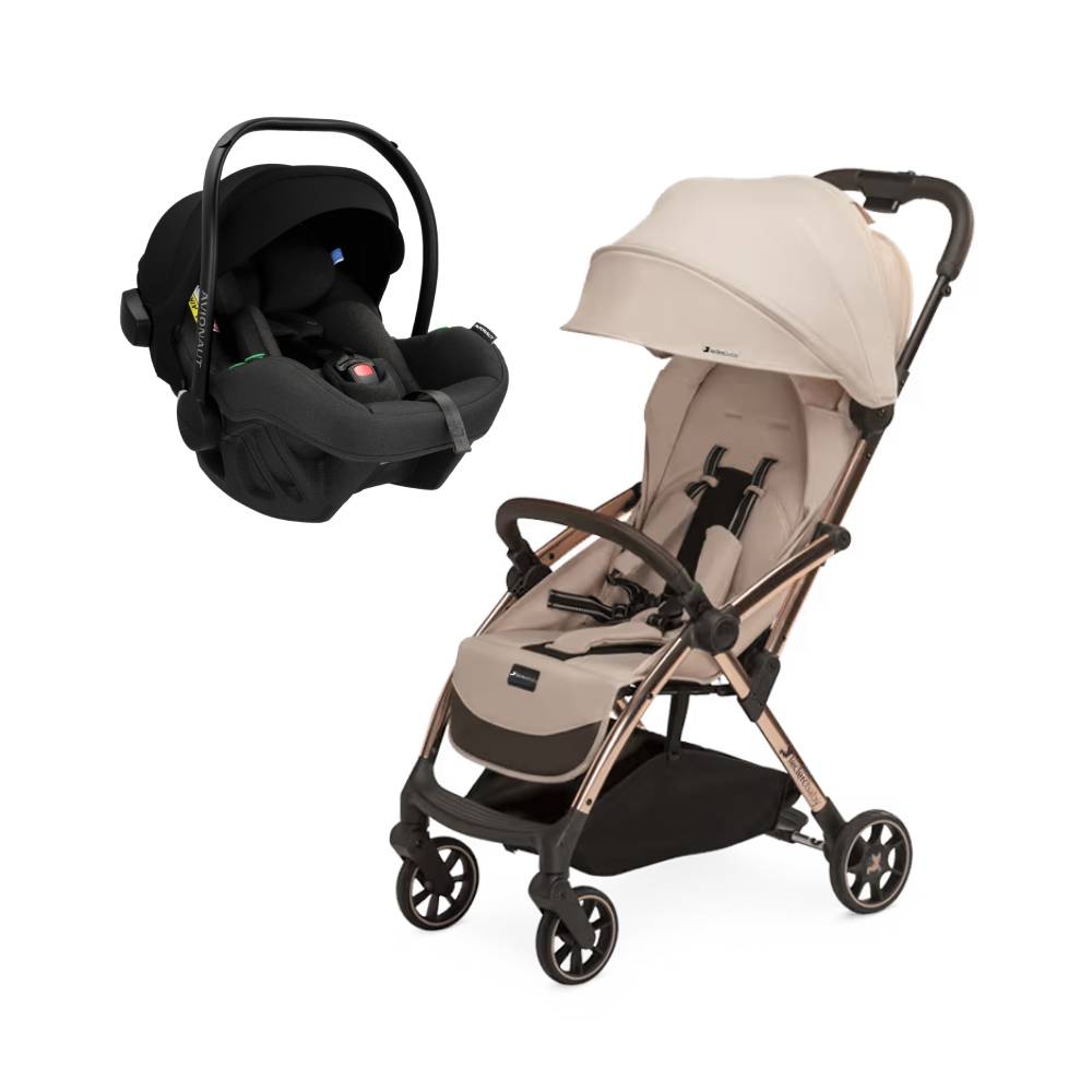 Leclercbaby Influencer sportska kolica, Sand Chocolate + Autosjedalica  B - cover