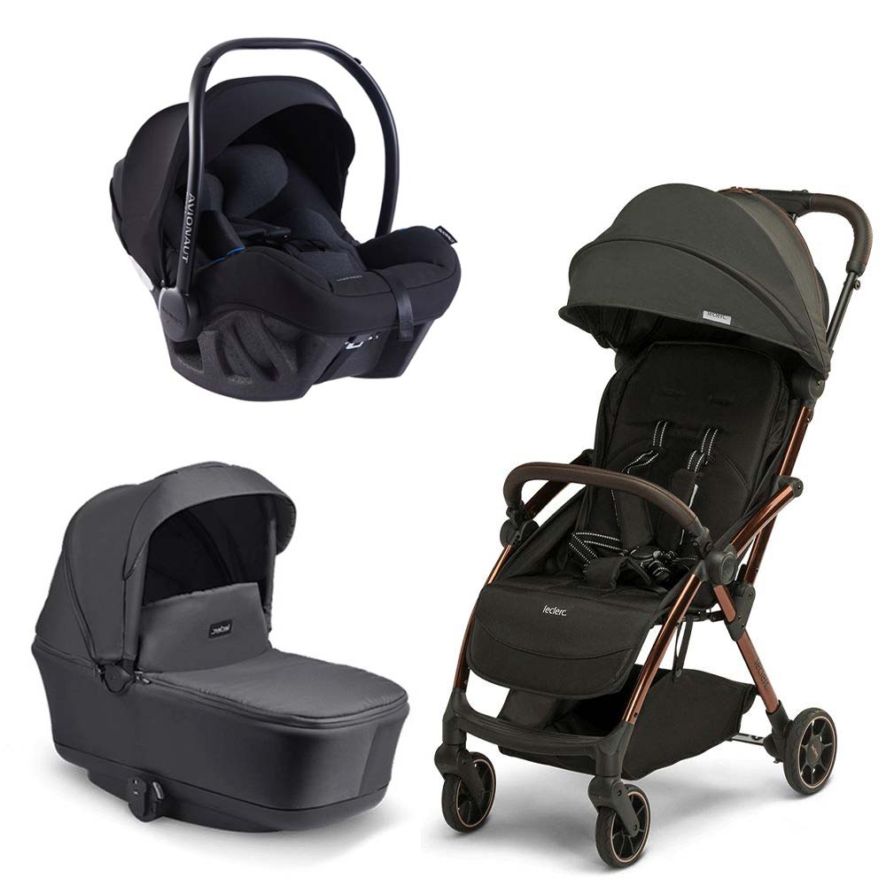 Leclercbaby Influencer dječja kolica, Black Brown 3u1 B - cover