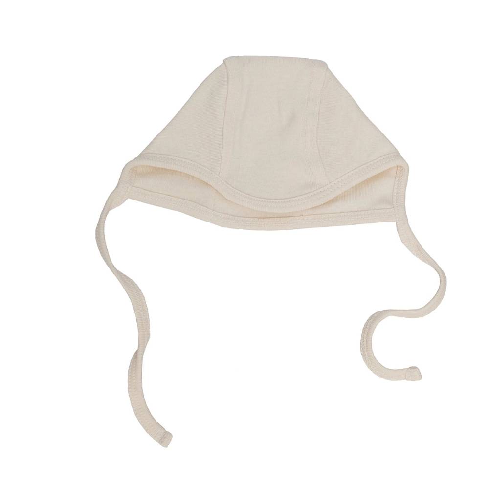Lunilou - Kapica bonnet na vezanje, Off White, vel. 50 - cover