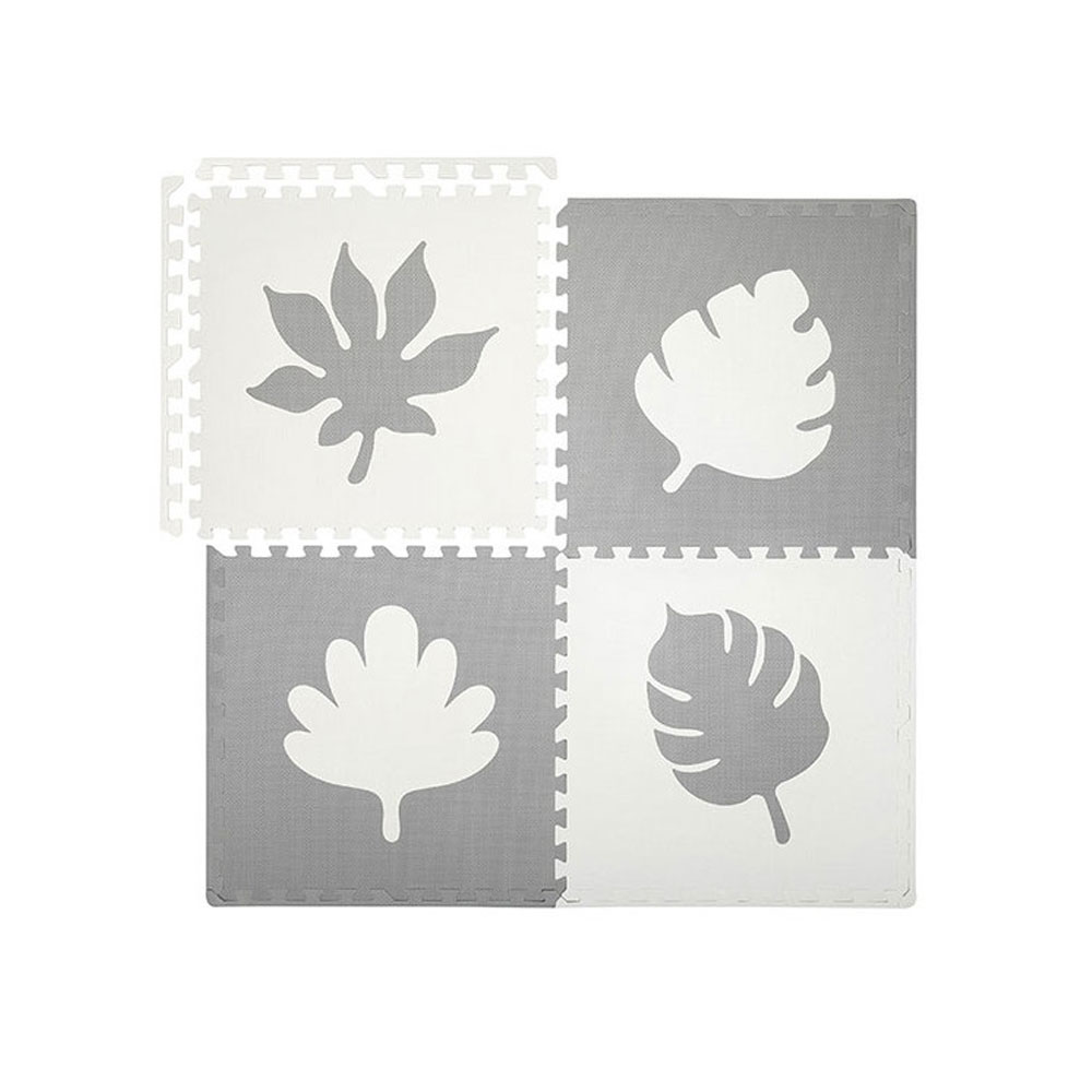 MOMI FELI, puzzle od pjene 120x120 cm, sive - cover
