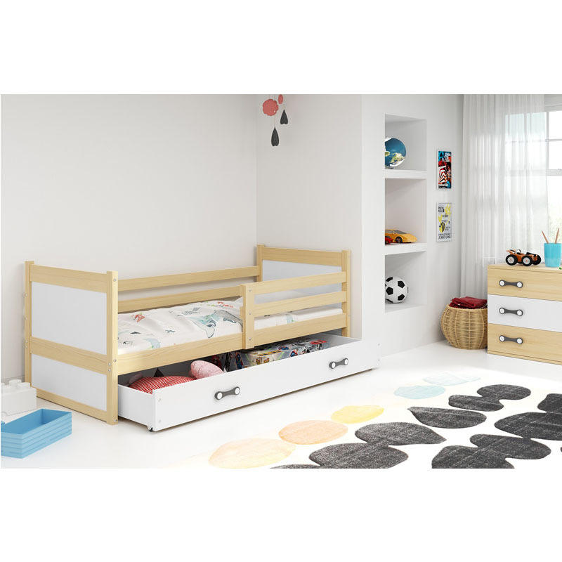 Krevet BMS Rico + ladica, PINE - cover
