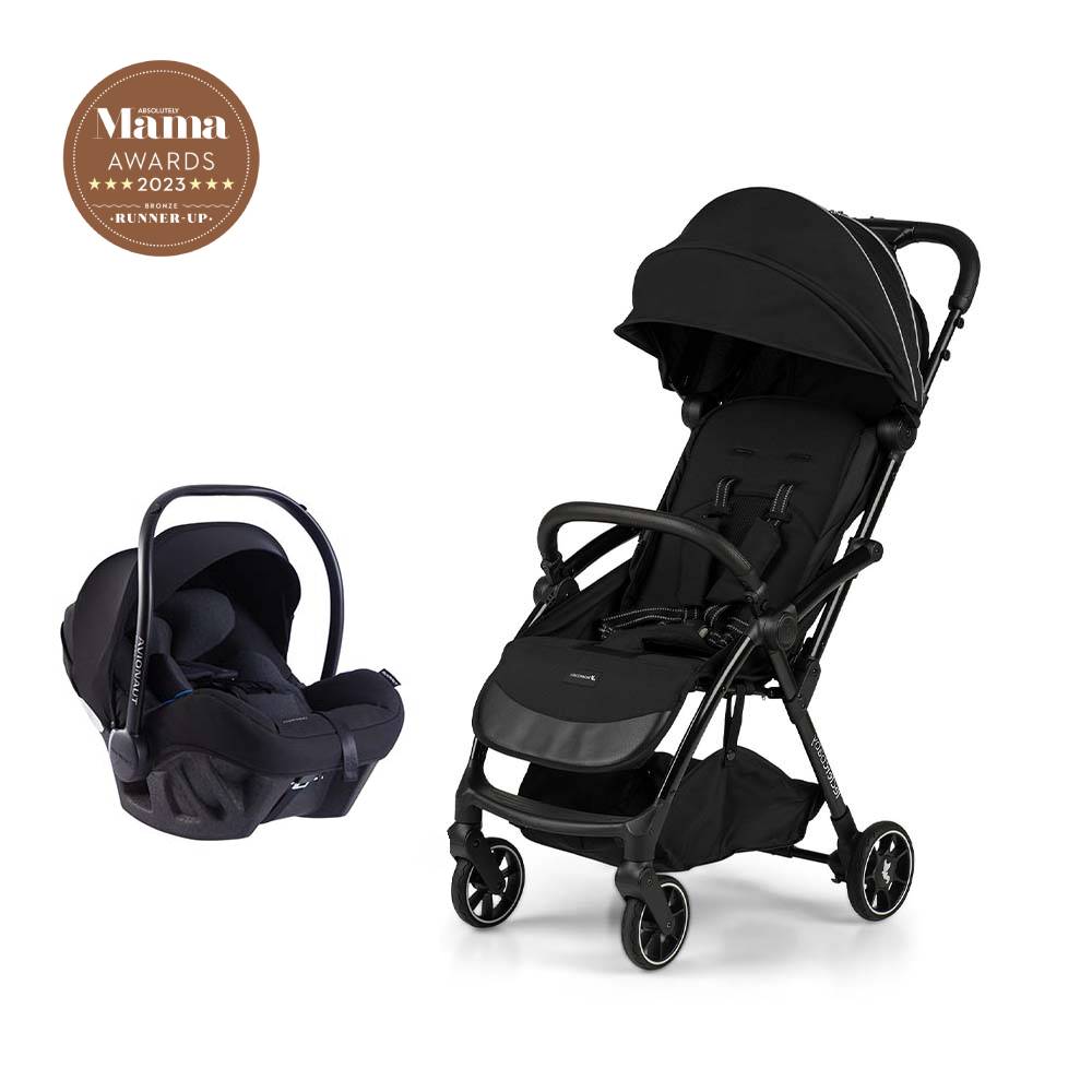 Leclercbaby Influencer AIR sportska kolica, Piano Black + Autosjedalica  B - cover