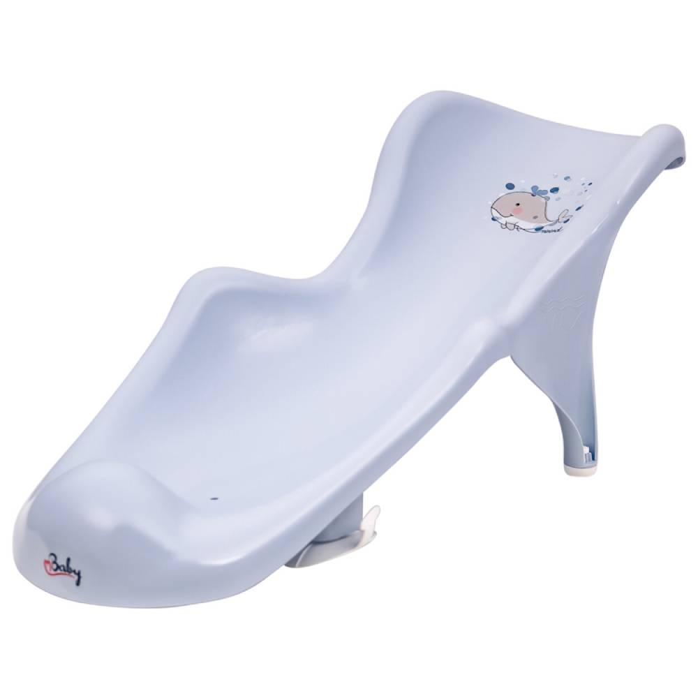Naslon za kupanje Whale MINIMAL, Satin blue - cover
