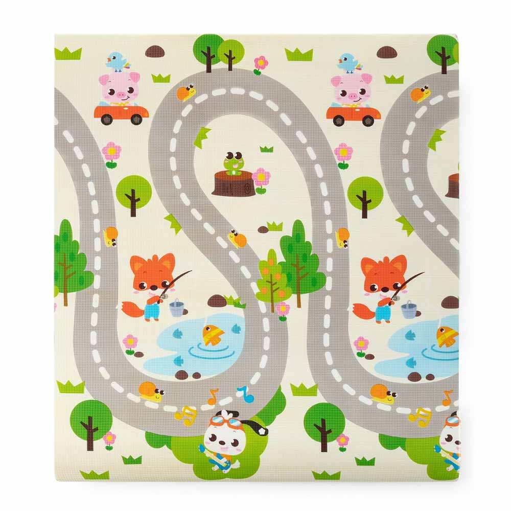PETITE&MARS Dvostrana podloga za igru Joy Max, Walk&Alphabet - cover