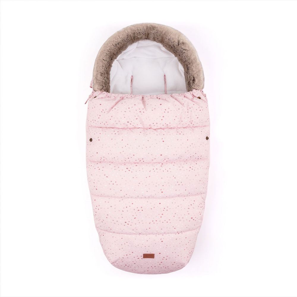 PETITE&MARS Footmuff Comfy 4 u 1 zimska vreća za kolica, Glossy Princess/White - cover