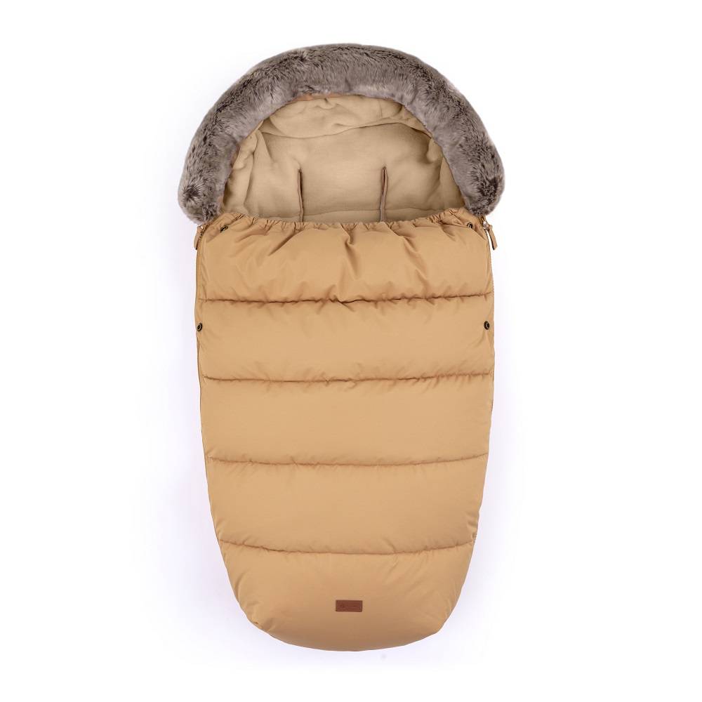 PETITE&MARS Footmuff Comfy 4 u 1 zimska vreća za kolica, Elegant Caramel/Beige - cover