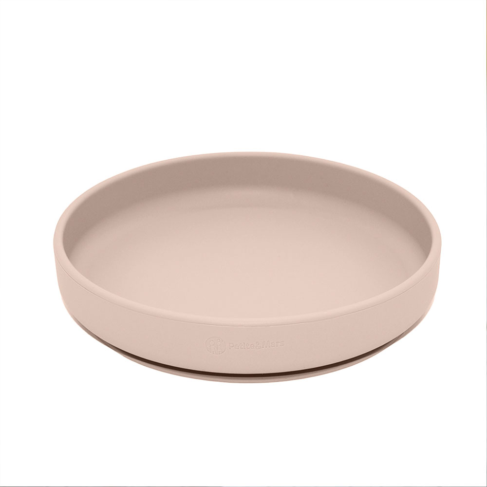 PETITE&MARS Silikonski tanjur s vakuumom Take&Match, Desert Sand - cover