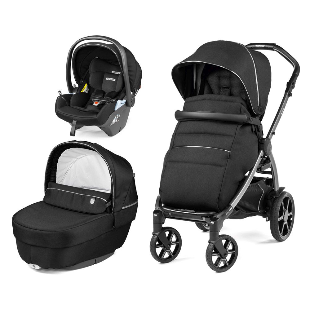 Peg Perego Book Lounge modularna kolica 3u1, Black Shine - cover