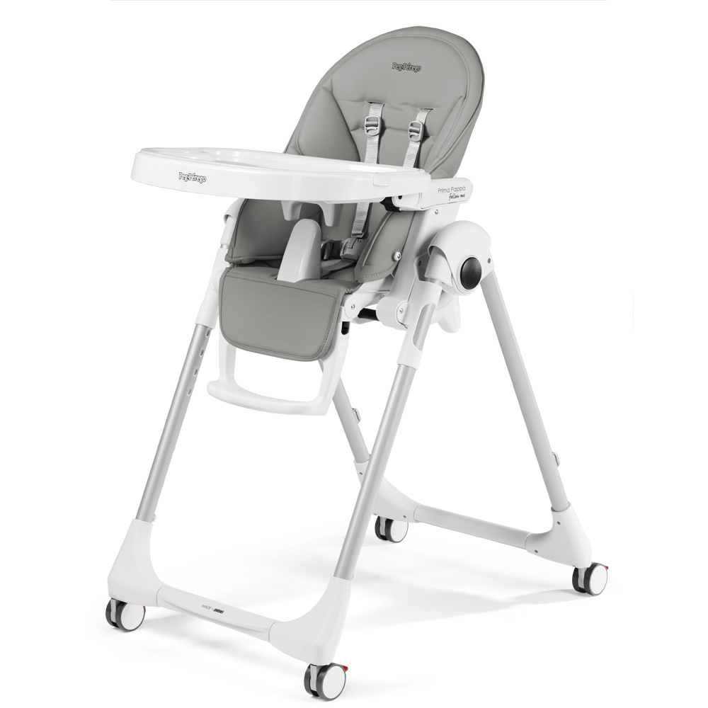 Peg Perego Prima Pappa Follow Me hranilica eko koža, Ice - cover