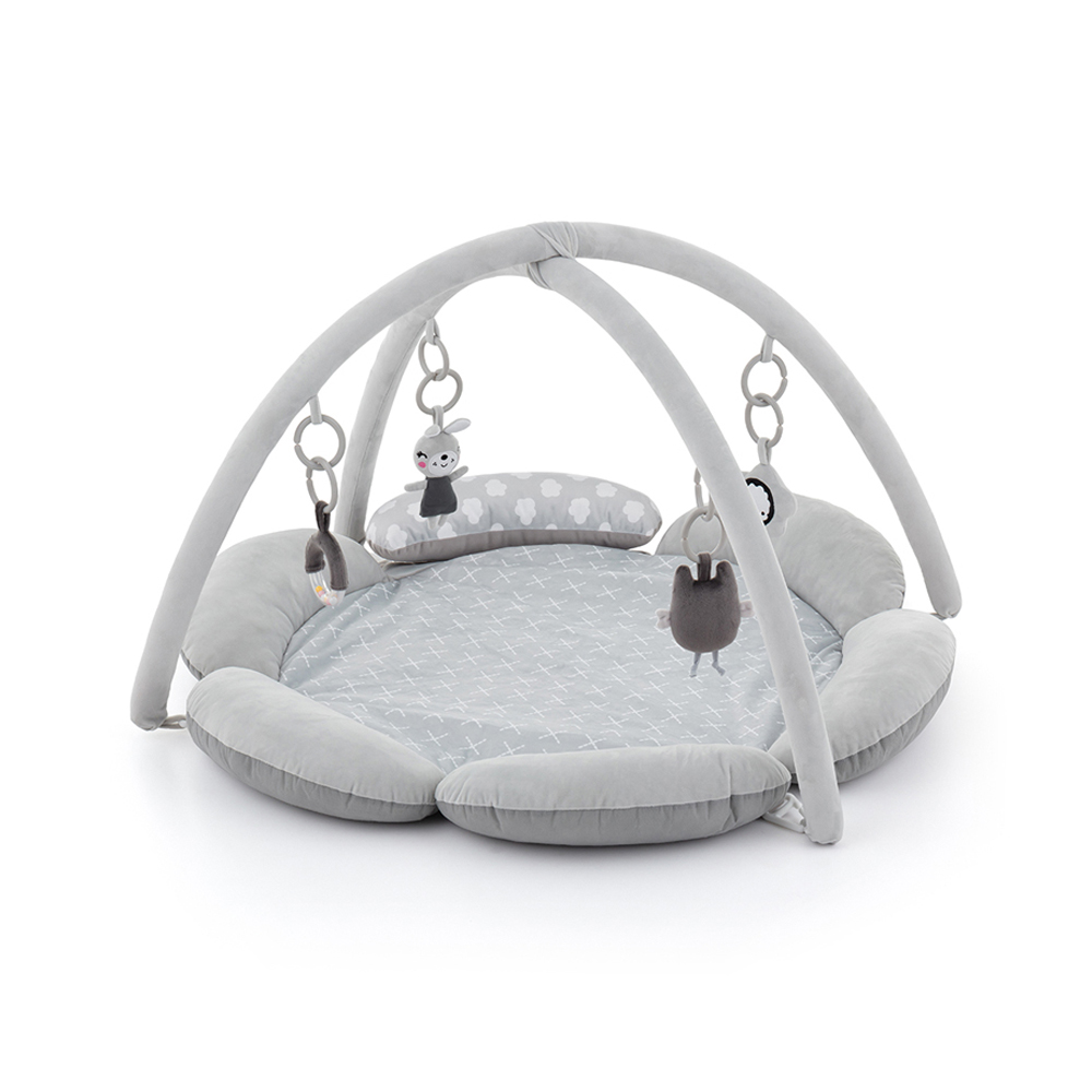 PETITE&MARS Igraonica za bebe Gym Oblak 3 u 1, Silver - cover
