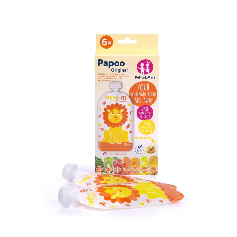 PETITE&MARS Papoo Original Lav vrećice za kašice 6 kom - cover