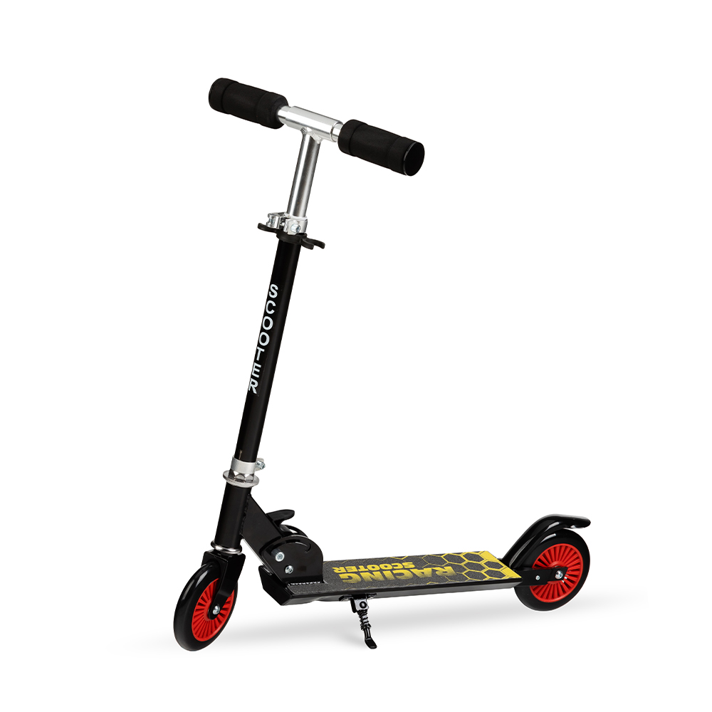 QKIDS FLO romobil, aluminium black - cover