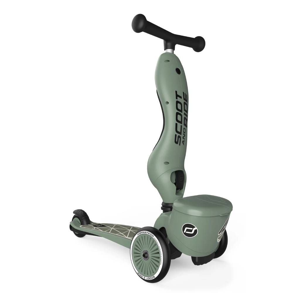 Romobil Scoot&Ride Highwaykick 1 Lifestyle Green Lines - cover