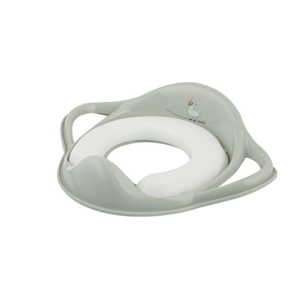 Tapecirana daska za WC Lama MINIMAL, Sage green - cover