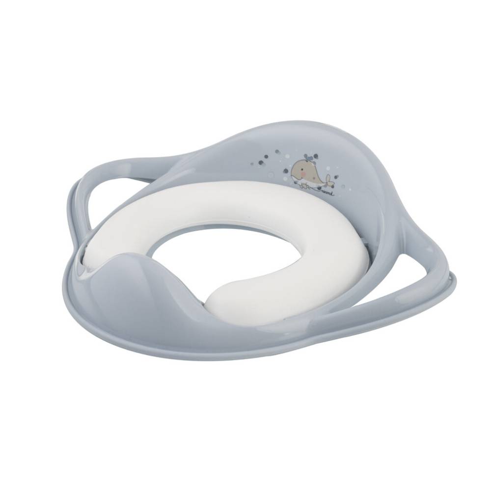 Tapecirana daska za WC Whale MINIMAL, Satin blue - cover