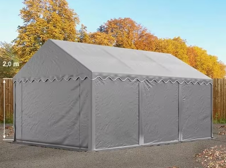 ŠATOR ZA SKLADIŠTE PROF 4x6x3.1×2 PVC - cover