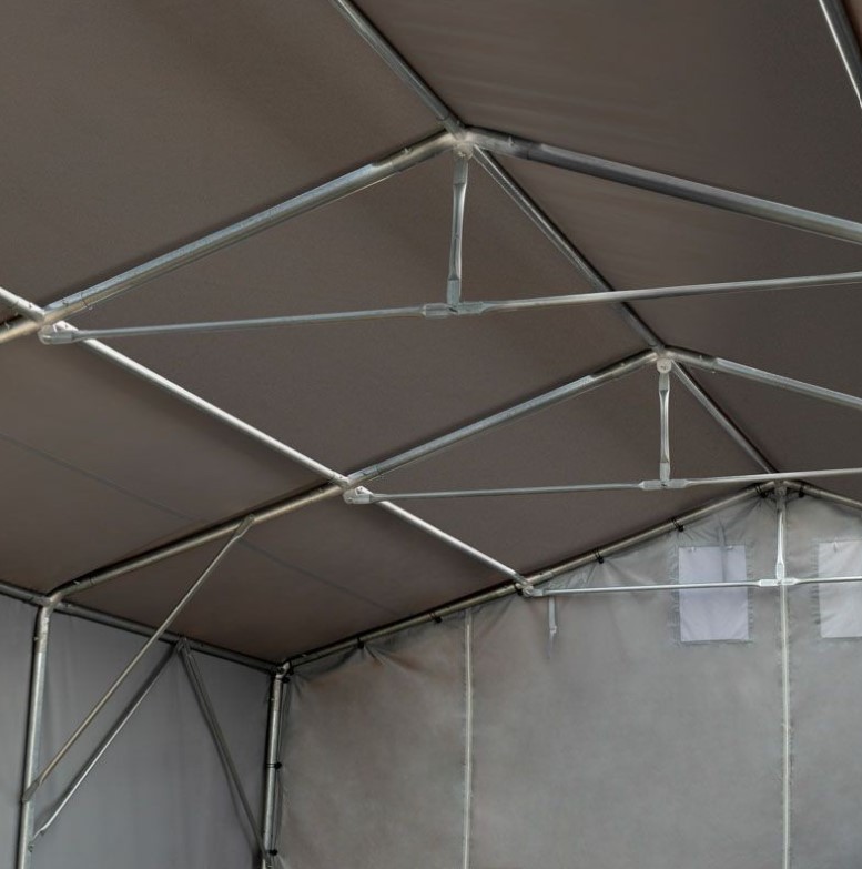 SKLADIŠNI ŠATOR PROF 6x12x4.1×3 PVC - cover