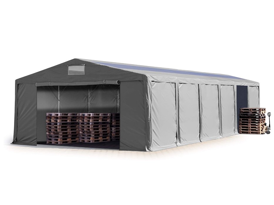 ŠATOR ZA SKLADIŠTE PROF 8x12x4.4×3 PVC - cover