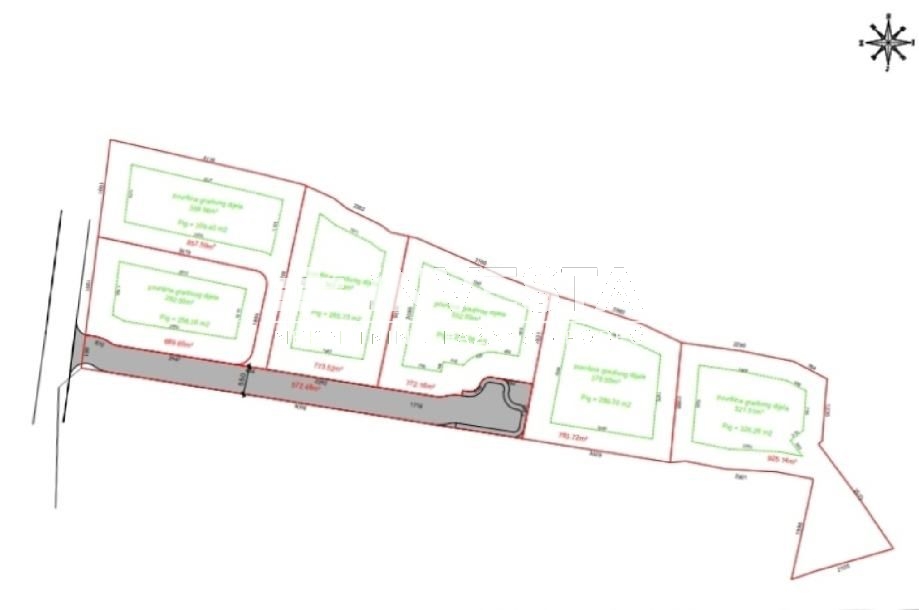 Barban, Rojnići, više građevinskih zemljišta, 693 m2 - 910 m2 - cover