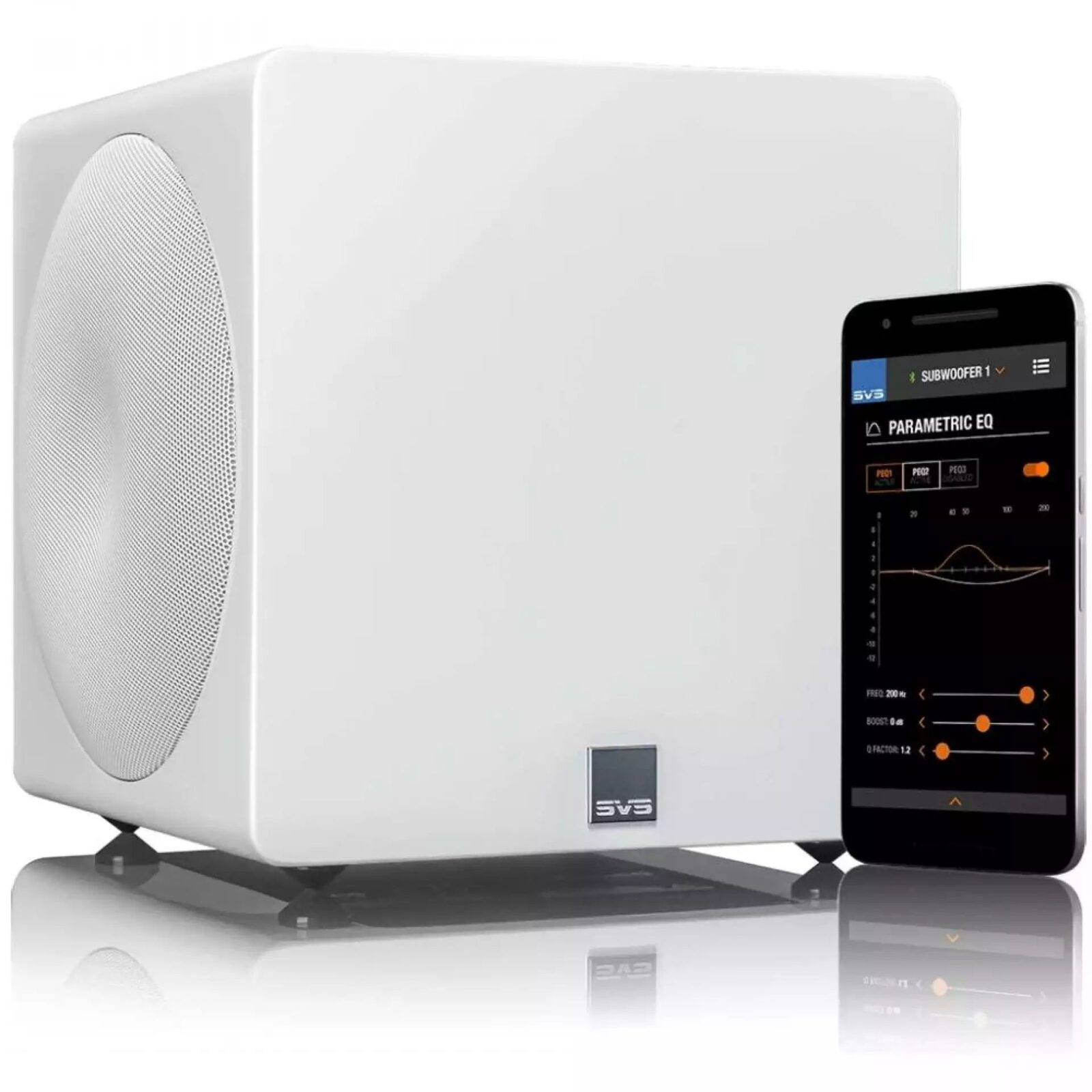 SVS 3000 Micro Piano Gloss Wh. – Subwoofer zvučnik - cover