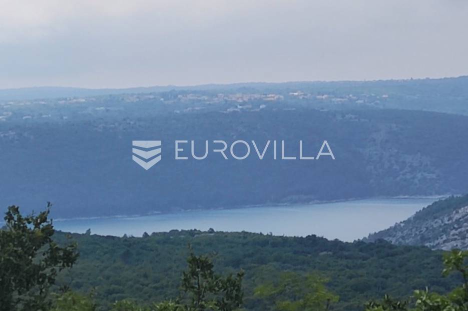 Labin, veliko građevinsko zemljište  NKP 12653 m2 s pogledom more - cover