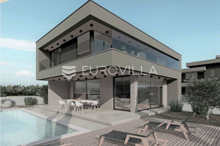 Istra, Ližnjan, moderna vila sa bazenom, novogradnja - cover